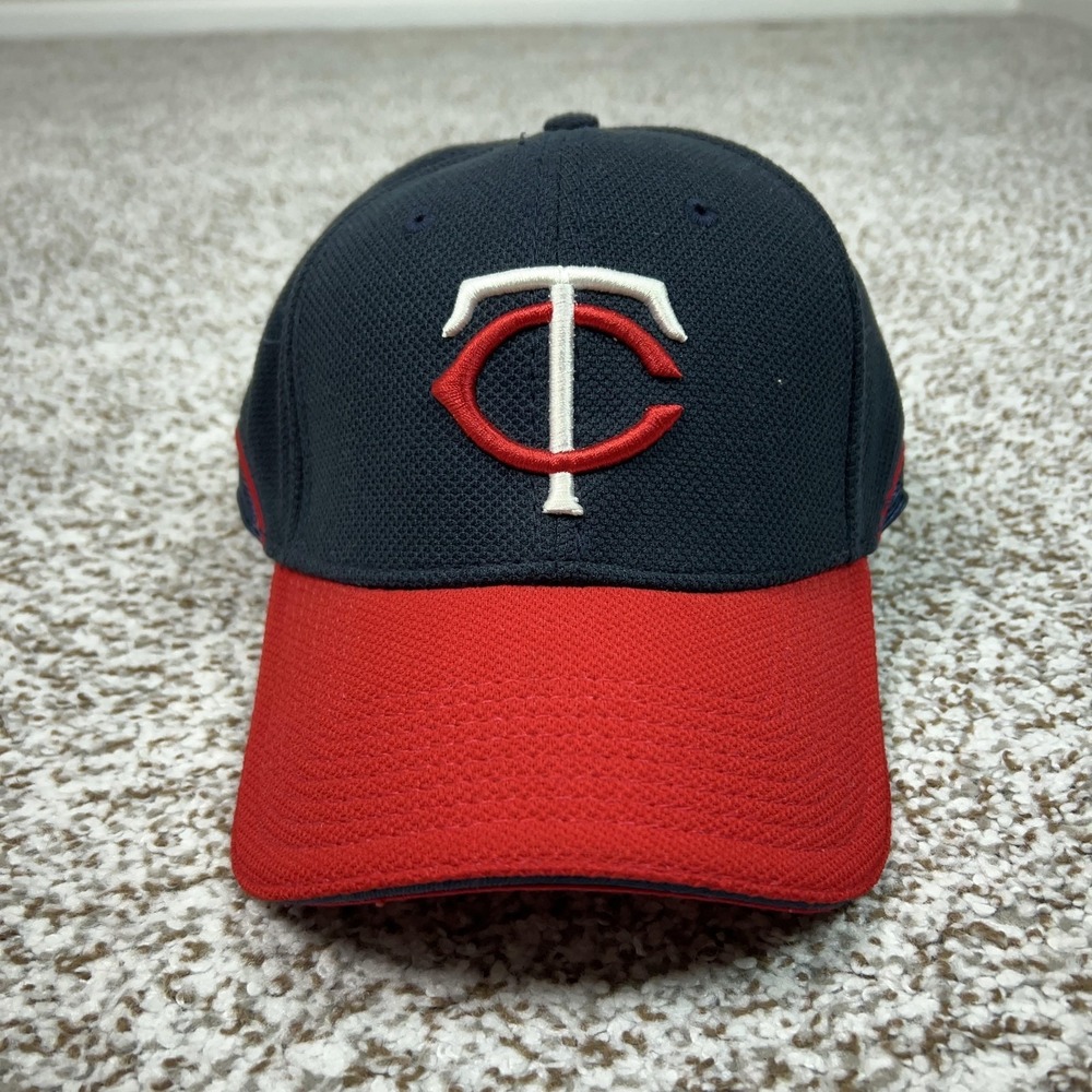 Minnesota Twins‎ Hat Cap Flex Mens Small Navy Red MLB Baseball New Era Sports